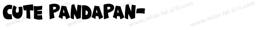 CUTE PANDAPAN字体转换